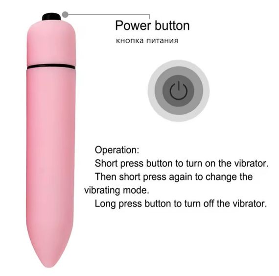 10-швидкісний мініфаловітатор, вібратор, стимулятор клітора, анальний фалоїмітатор, інтимні іграшки | Зображення 4