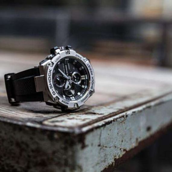 Наручний чоловічий годинник оригінальні Casio G-Shock GST-B100-1AER Японія з полімерним ремінцем (модуль 5513) | Зображення 4