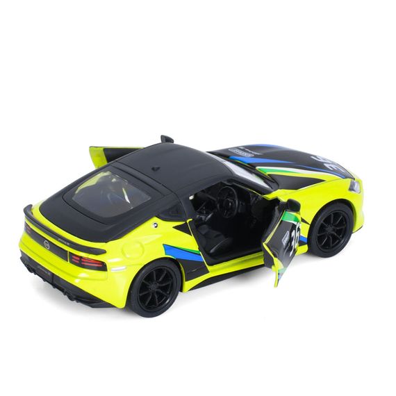 Машинка інерційна 2023 Nissan Fairlady Z KT5443WF(Yellow) 1:36, 12 см, відчиняються двері | Зображення 1