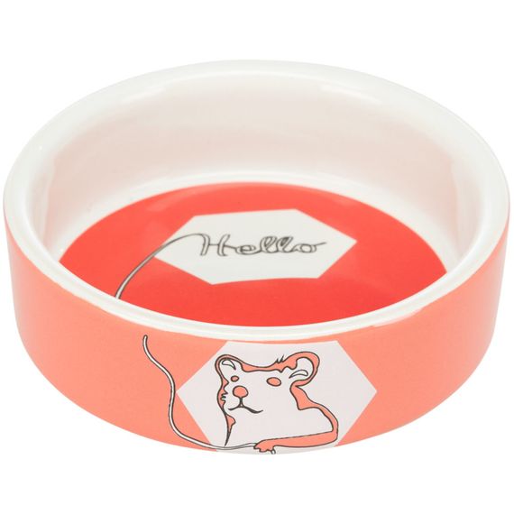 Миска Trixie для гризунів Hello Hamster хом як керамічна 8 см 90 мл | Зображення 4