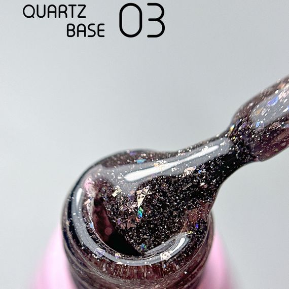 База для гель-лаку Toki-Toki Quartz Base QR03 світловідбивна 5 мл | Зображення 1