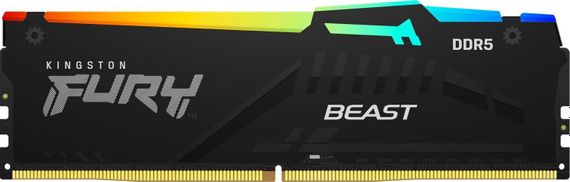 Память ПК Kingston DDR5 32GB KIT (16GBx2) 5600 FURY Beast RGB KF556C40BBAK2-32