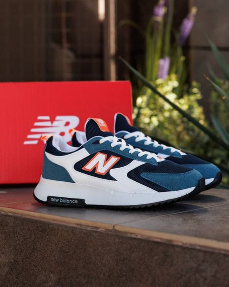 Кросівки New Balance весна-літо колір синій/білий | Зображення 8