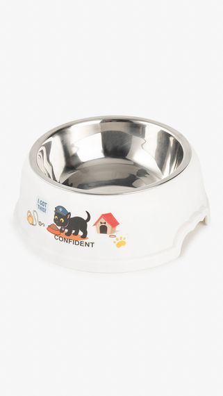 Миска для тварин з металевою вставкою Z253 15 см Різнокольоровий shop (2000999470240)