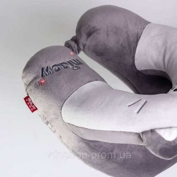 Подушка для шиї Miaow U-подібна подвійна, сірий HP-56-27G | Зображення 5