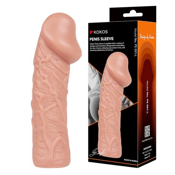 Насадка на член Kokos Penis Sleeve PS 001 L Sex Aura | Зображення 1