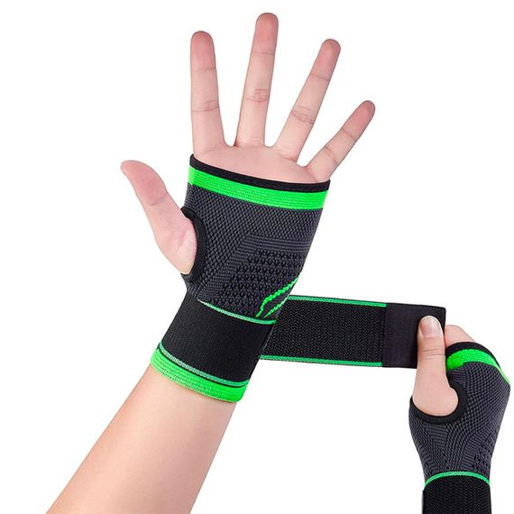 Фіксатор на кисть руки / Бандаж для зап'ястя від травм / Компресійний еластичний бинт-пов'язка