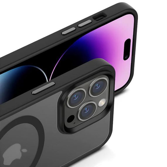 Чехол Ummi Colorful with MagSafe для Apple iPhone 15 Pro Max (6.7") Черный / Black | Зображення 2