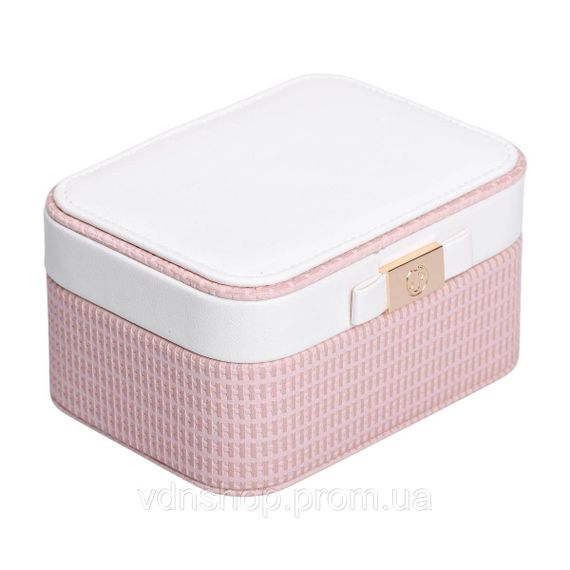 Шкатулка для украшений из эко кожи 15.5×11.5×8.5 органайзер для ювелирных изделий HP-5-37P | Зображення 3