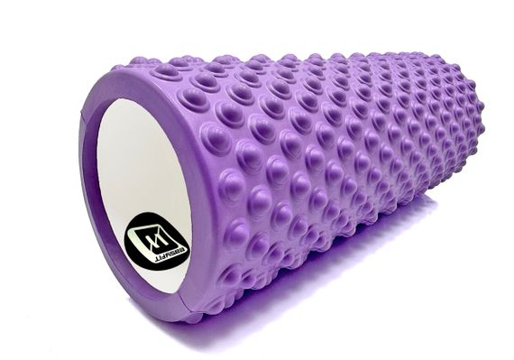 Масажний ролик EasyFit Grid Roller Light 33 см Фіолетовий (EF-2016-V)
