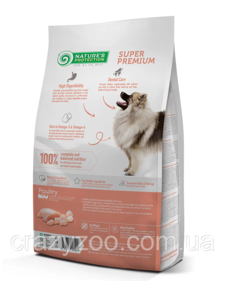 Сухий корм для собак усіх порід Nature's Protection Adult All Breeds із птицею 12 кг | Зображення 1