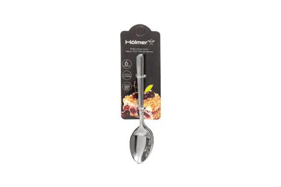 Набор чайных ложек Holmer Memory TS-011236-SS Memory 6 шт серебристый