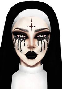 Маска зі страз Possessed face jewels sticker Leg Avenue Sex Aura