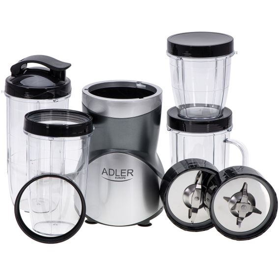 Блендер-шейкер Adler AD 4084, 1200 Вт імпульсний режим 4 пляшки 300–700 мл | Зображення 4