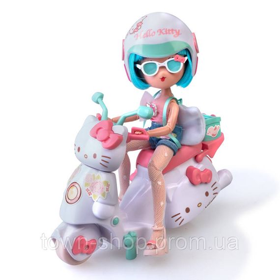Детская кукла "Красавица пинк на скутере" 4SF Manga Dolls HKTF3000 серии "Hello Kitty" | Зображення 1