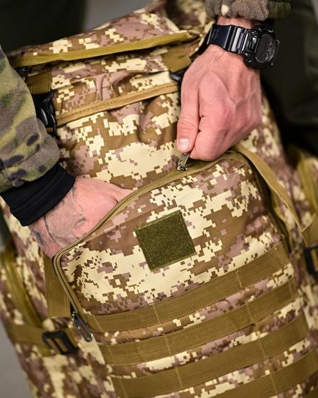 Тактичний рюкзак 70 л армійський похідний наплічник для туризму полювання риболовлі військовий рюкзак | Зображення 5
