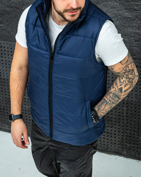 Жилетка синій S | Зображення 6