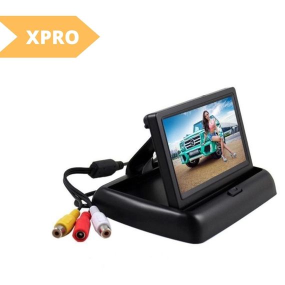 Монітор для камери заднього виду XPRO 4,3" складаний чорний (MER-14078_494) | Зображення 1