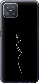 Чехол на Oppo A92S Силуэт1 "4590u-1926-17620"
