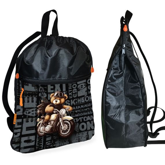 Шкільний рюкзак дитячий Ведмедик Тедді + Сумка для взуття спортивної форми рюкзак-мішок для хлопчика (01776) | Зображення 1