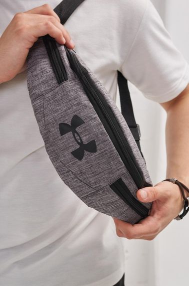 Бананка Under Armour сірий меланж, чорне лого (1511192355) | Зображення 2