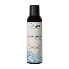 Лубрикант на водній основі Orgie All Natural Acqua, 150 мл, нелипкий, гладенький, натуральний склад Sex Aura