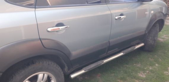 Накладки на ручки (4 шт, нерж) для Hyundai Tucson JM 2004-2024 рр | Зображення 5