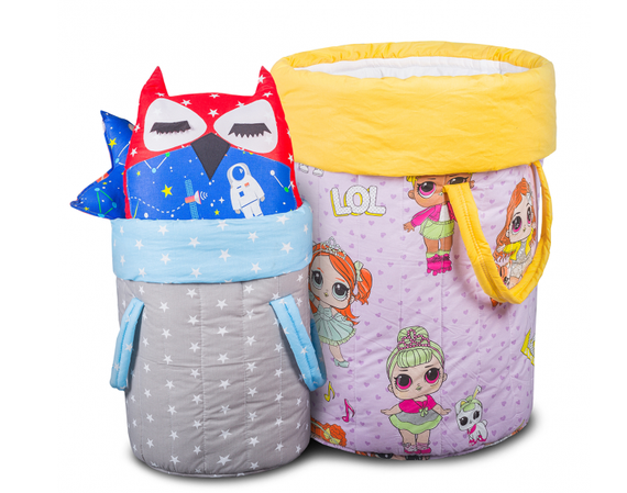 Корзина для игрушек  Куклы р.50*40 | Зображення 2