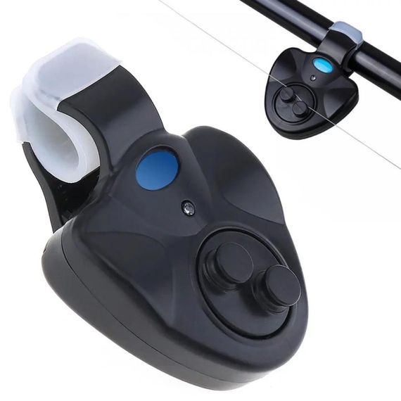 Електронний сигналізатор клювання зі світлозвуком, AND385 / Світлозвуковий сигналізатор на прищіпці для риболовлі