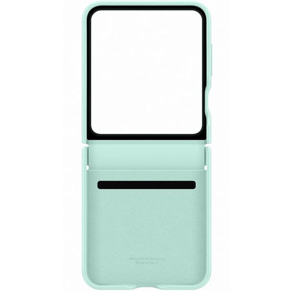 Шкіряний чохол Leather Case (AAA) для Samsung Galaxy Z Flip6 Turquoise | Зображення 5