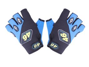 Моторукавички всесезонні без пальців YM001-15 size L мембрана карбон на липучці сині