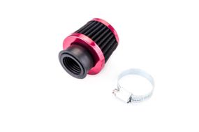 Фильтр воздушный (нулевик)   Ø28mm   (красный)   KM   (mod:KY-A-072)
