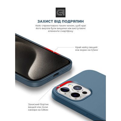 Чехол для мобильного телефона Armorstandart ICON2 Case Apple iPhone 15 Pro Max Storm Blue (ARM70530) | Зображення 4
