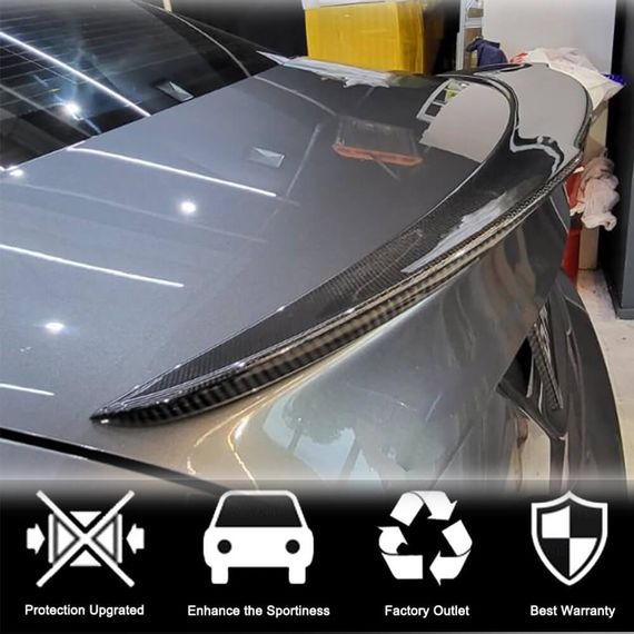 Спойлер V8 (SD, Карбон) для Mercedes CLA C117 2013-2019 гг | Зображення 1