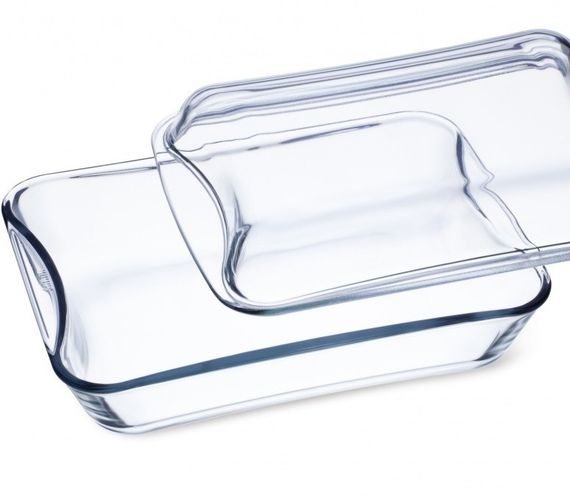 Форма для запікання жаростійка скляна з кришкою прямокутна Simax Exclusive 2.5 л s7216/7576