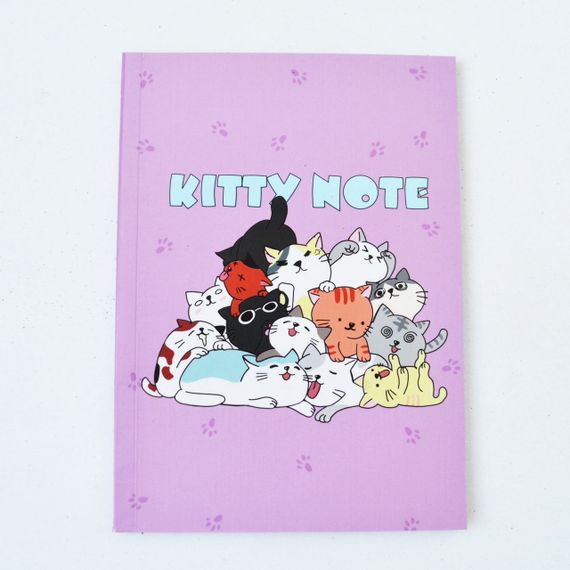 Блокнот 4Profi "Kitty note", lilac40 арк. формат В6 50612