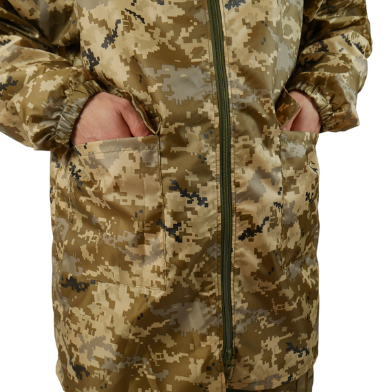 Плащ-дощовик з запаяними швами Kiborg піксель L | Зображення 2