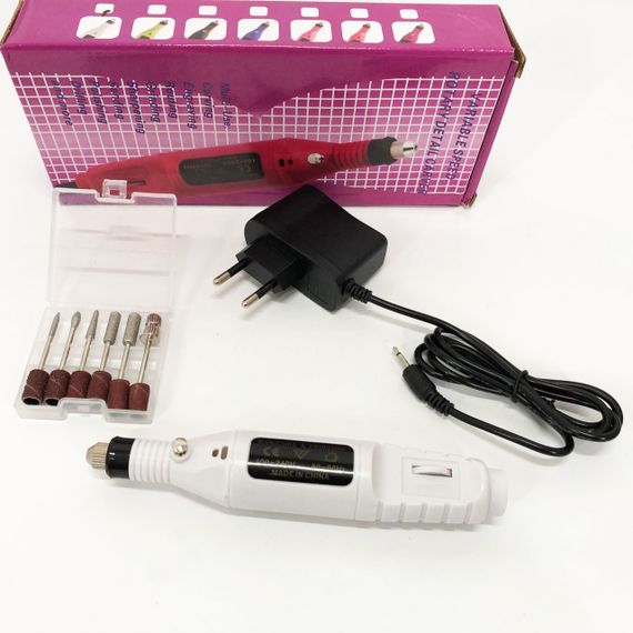 Ручной фрезер для ногтей SmartUs CBM-033 для маникюра и педикюра в домашних условиях. NP-930 Цвет: белый | Зображення 7