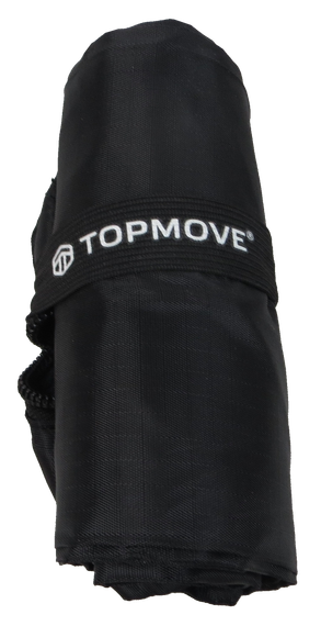 Кругла складна сумка шоппер для покупок 20L Topmove чорна | Зображення 2
