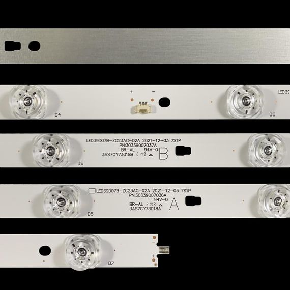 LED підсвітка Kivi TV 39-40" LED39D07A-ZC26AG-01 LED39D07B-ZC26AG-01 LED39D07A-ZC23AG-02 3шт. | Зображення 2