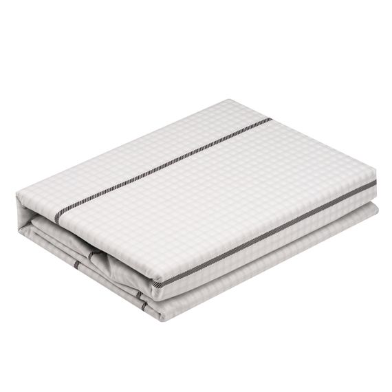 Набір постільної білизни 2,0сп Ardesto Gloria, 200х220см, 100% бавовна, сатин, панди, клітинка (ART2022PW) | Зображення 3