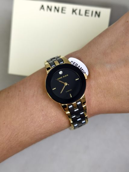 Жіночий годинник Anne Klein,кераміка , інкрустований діамантом | Зображення 3