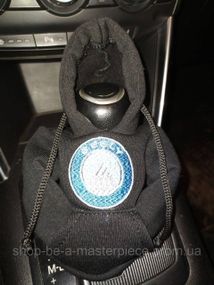 Чехол кофта Худи аксессуар на КПП Car Hoodie Geely Джили черный подарок автомобилисту 10070