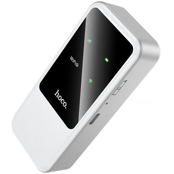 Портативний модем WiFi роутер Hoco HI42 150Mbps (SIM) 2000 mAh White