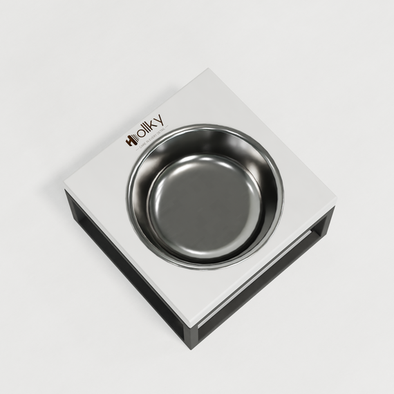 Миска на подставке для кошек и маленьких собак Hollky Base Solo S (1 × 0,45 л) Solo S-18187-GRWH | Зображення 9