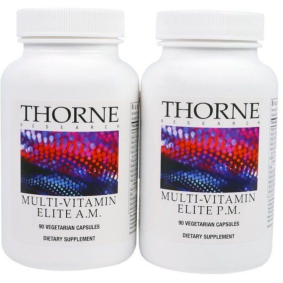 Вітамінно-мінеральний комплекс Thorne Research Multi-Vitamin Elite 2 Bottles 90 Veg Caps
