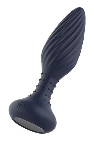 Вибрирующая анальная пробка Dream Toys Startroopers Triton с пультом управления, черная Sex Aura | Зображення 2