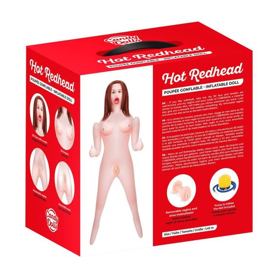 Надувна лялька Candy Dolls Hot Redhead (м'яте паковання!!!) Sex Aura | Зображення 2