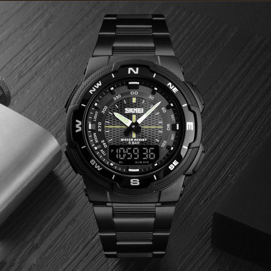 Skmei 1370BKBK Black-Black | Зображення 3