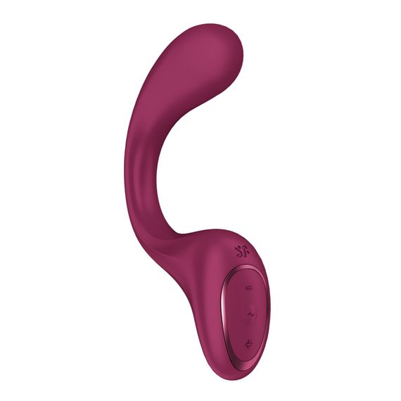 Вагінально-кліторальний вібратор Satisfyer G for Goddess 2 Wine Red, 2 мотори | Зображення 1